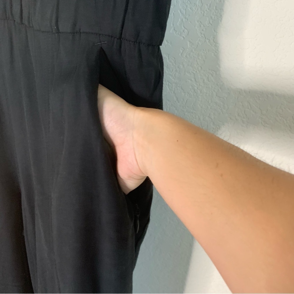 Lululemon womens black perfectly Poised short sleeve jumpsuit 8 - Picture 12 of 12
